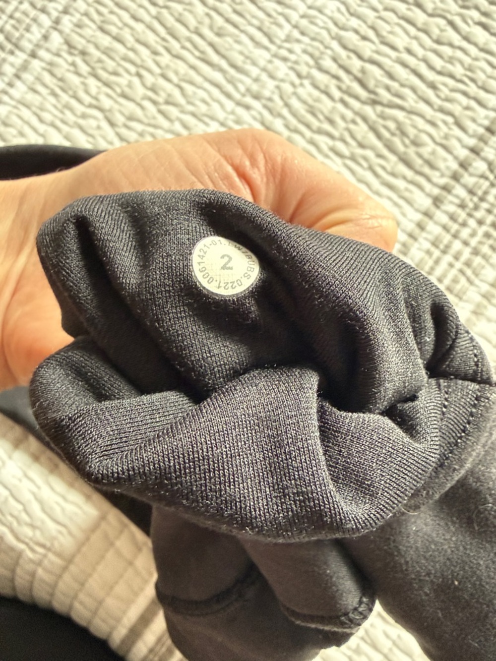 Lululemon Black High-Waist Align Workout Shorts 8” - Picture 4 of 5